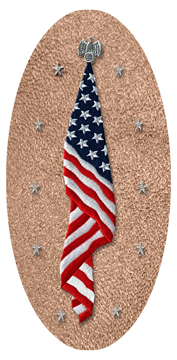 Flag at Rest Shimmer Bronze